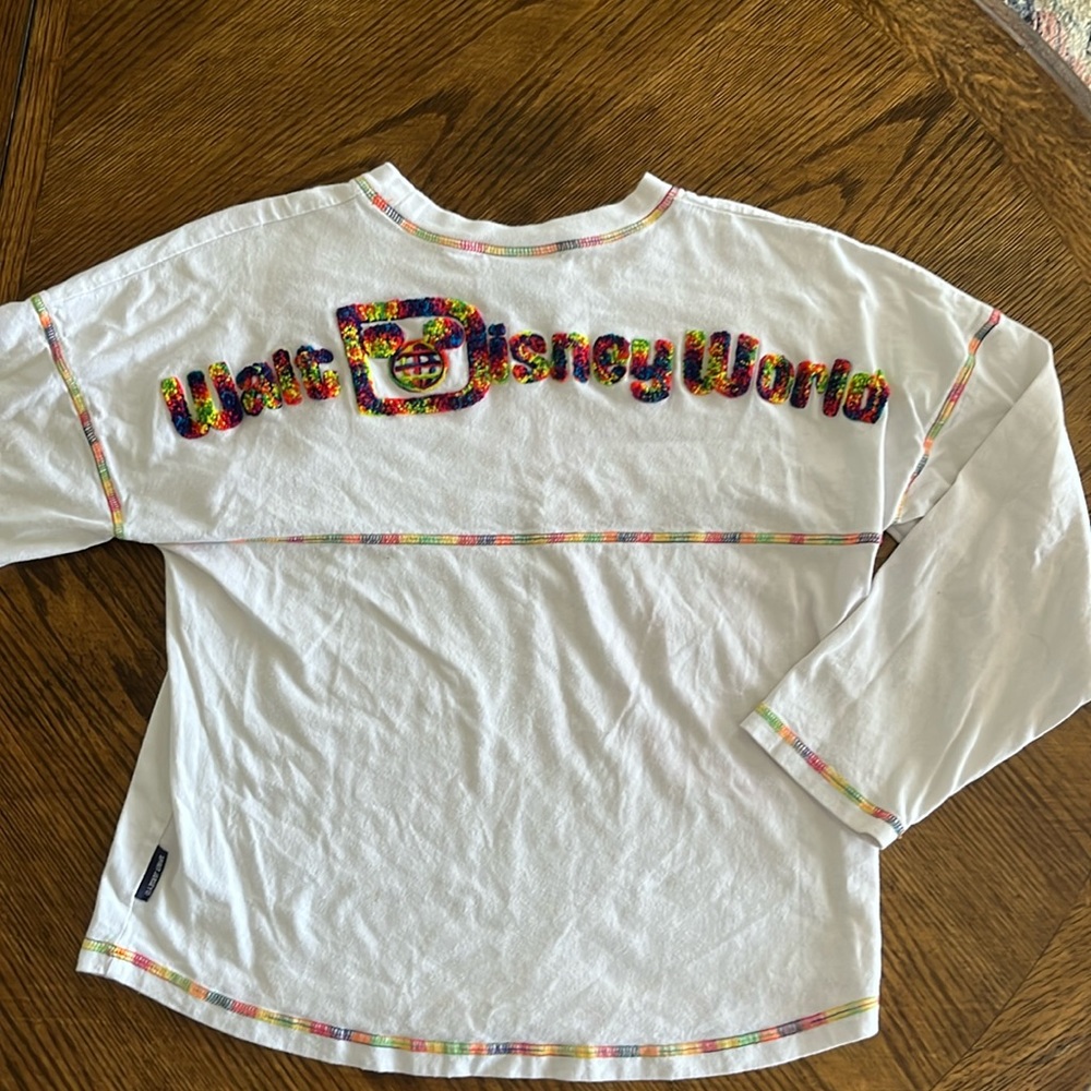 Disney Youth long sleeved embroidered shirt.